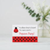Coupon de l'école Cute Ladybug (Debout devant)