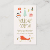 Coupon de réduction vacances promotionnel (Devant)