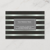 Coupon de remise Étiquette argent noir et blanc (Dos)