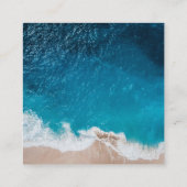 Coupon de remise moderne à thème océanique avec co (Dos)