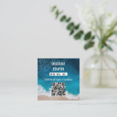 Coupon de remise moderne à thème océanique avec co (Debout devant)