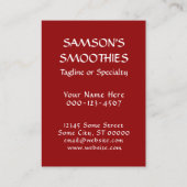 coupon de smoothie aux fruits gratuits (Dos)