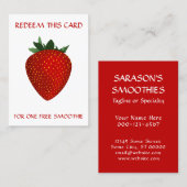 coupon de smoothie aux fruits gratuits (Devant / Derrière)