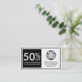 coupon lay-out (Staand voorkant)