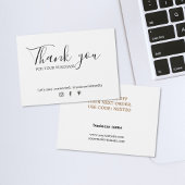 Coupon minimaliste noir blanc Merci