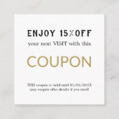 Coupon moderne simple Salon à rabais (Devant)