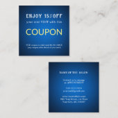 Coupon moderne simple Salon à rabais (Devant / Derrière)