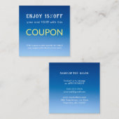 Coupon moderne simple Salon à rabais (Devant / Derrière)