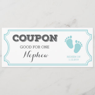 Coupon pour un Faire-part bébé Nephew