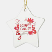 Coupon Queen Keramisch Ornament (Links)