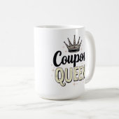 Coupon Queen - Royal Bargain Hunter Crown Koffiemok (Voorkant rechts)
