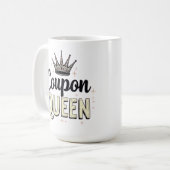 Coupon Queen - Royal Bargain Hunter Crown Koffiemok (Voorkant links)