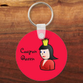 Coupon Queen Sleutelhanger (Voorkant)