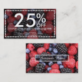 coupon voor gemengde bessen (Voorkant / Achterkant)