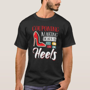 Coupons voor hoge-hiel-coupons, waarmee de deal wo t-shirt