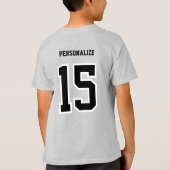 Coups de soccer - T-shirt bleu (Dos)