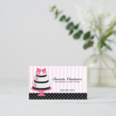 Coupure bakkerij op maat visitekaartje (Staand voorkant)