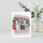  Coupure te Paris Flea Market — Briefkaart (Staand voorkant)