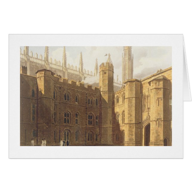 Cour de College du Roi, Cambridge, 'du Hist (Devant horizontal)