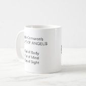 Cour de tasse de logo d'anges (Devant gauche)