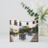 Cour Patio, Espagne Carte postale (Debout devant)