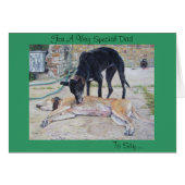 cour pittoresque avec chiens de levrette (Devant horizontal)