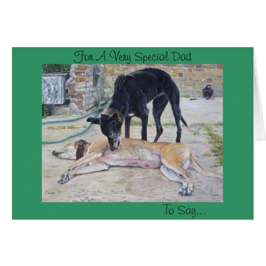 cour pittoresque avec chiens de levrette (Devant horizontal)