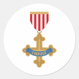 Courage Badge Ronde Sticker