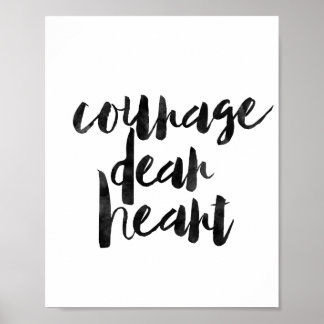 Courage Beste Heart Poster