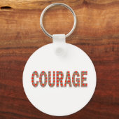 COURAGE: Brave Kind Leader Champion LOWPRICES GIFT Sleutelhanger (Voorkant)