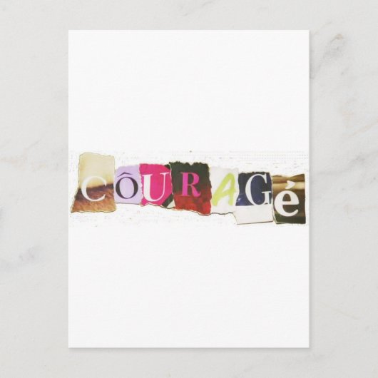 Courage Briefkaart (Voorkant)