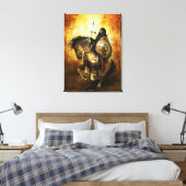 Courage Canvas Print (Insitu (Slaapkamer))