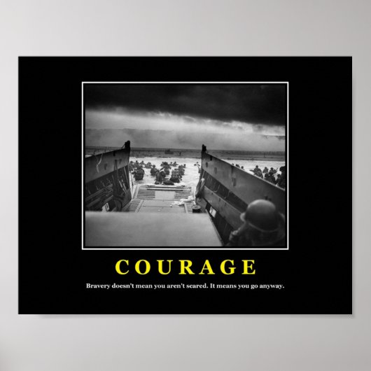 Courage D Day Poster (Voorkant)
