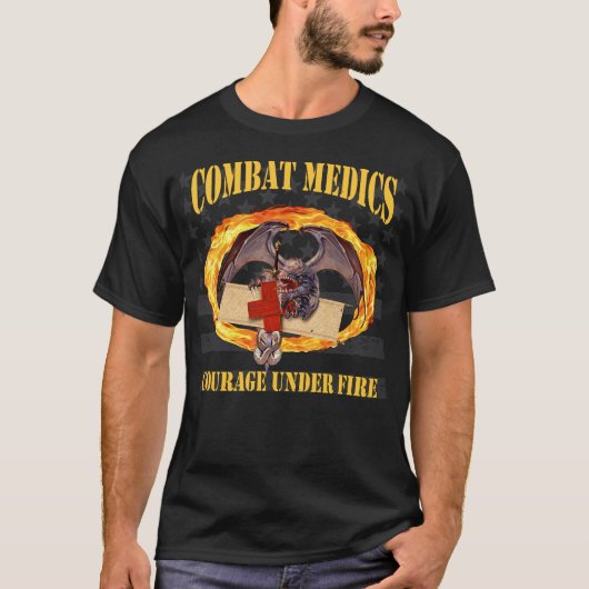 Courage de médecins de combat sous le T-shirt de (Devant)