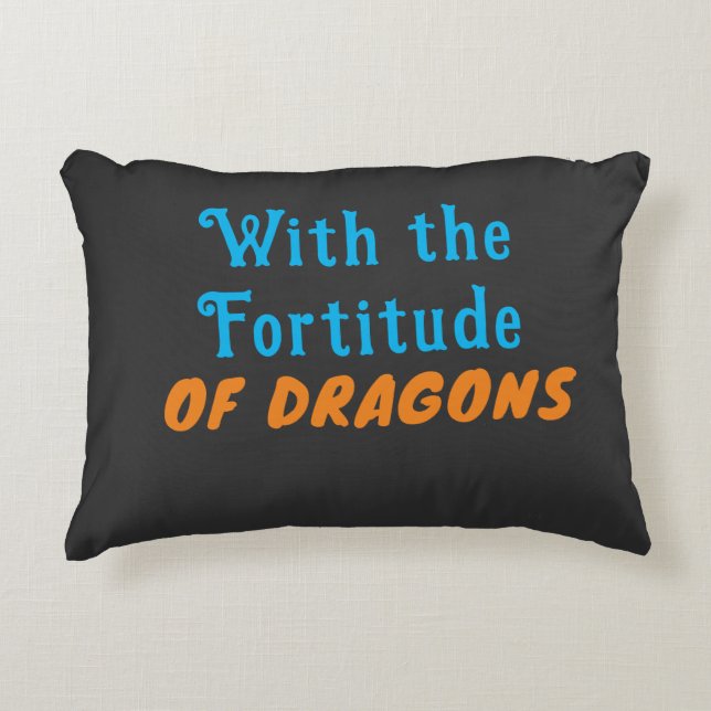 Courage des Dragons - Coussin d'accentuation (Devant)