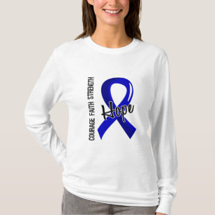 Courage Faith Hope 5 Huntington's ziekte T-shirt