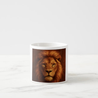 Courage & Faith Lion Mug Espresso Kop