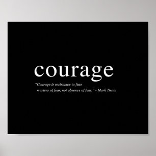 Courage - Impression d'art de 8 po x 10 po