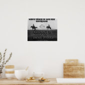 Courage is besmettelijk poster (Keuken)