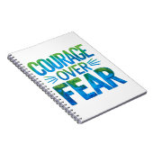 Courage over fear notitieboek (Rechterzijde)