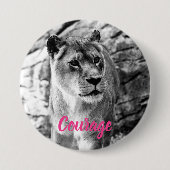 Courage - Pin Ronde Button 7,6 Cm (Voorkant)