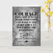 Courage rijdt niet altijd kaart (Gele Bloem)