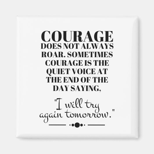 Courage rijdt niet altijd magneet (Voorkant)