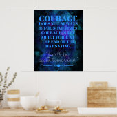 Courage rijdt niet altijd poster (Keuken)