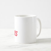 "Courage...Rocks" Café Mug (Devant droit)