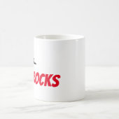 "Courage...Rocks" Café Mug (Centre)