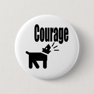 Courage Ronde Button 5,7 Cm