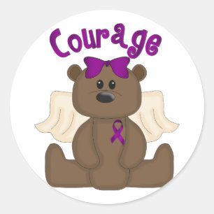 Courage Ronde Sticker