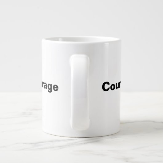 Courage Spécialité Mug (Dos)