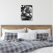 Courage stretched canvas (Insitu (Slaapkamer))